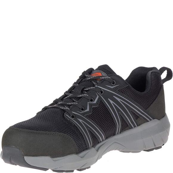 NWT Merrell Men’s Fullbench Superlite Alloy Toe Work Shoes Black Size 9 main image 4